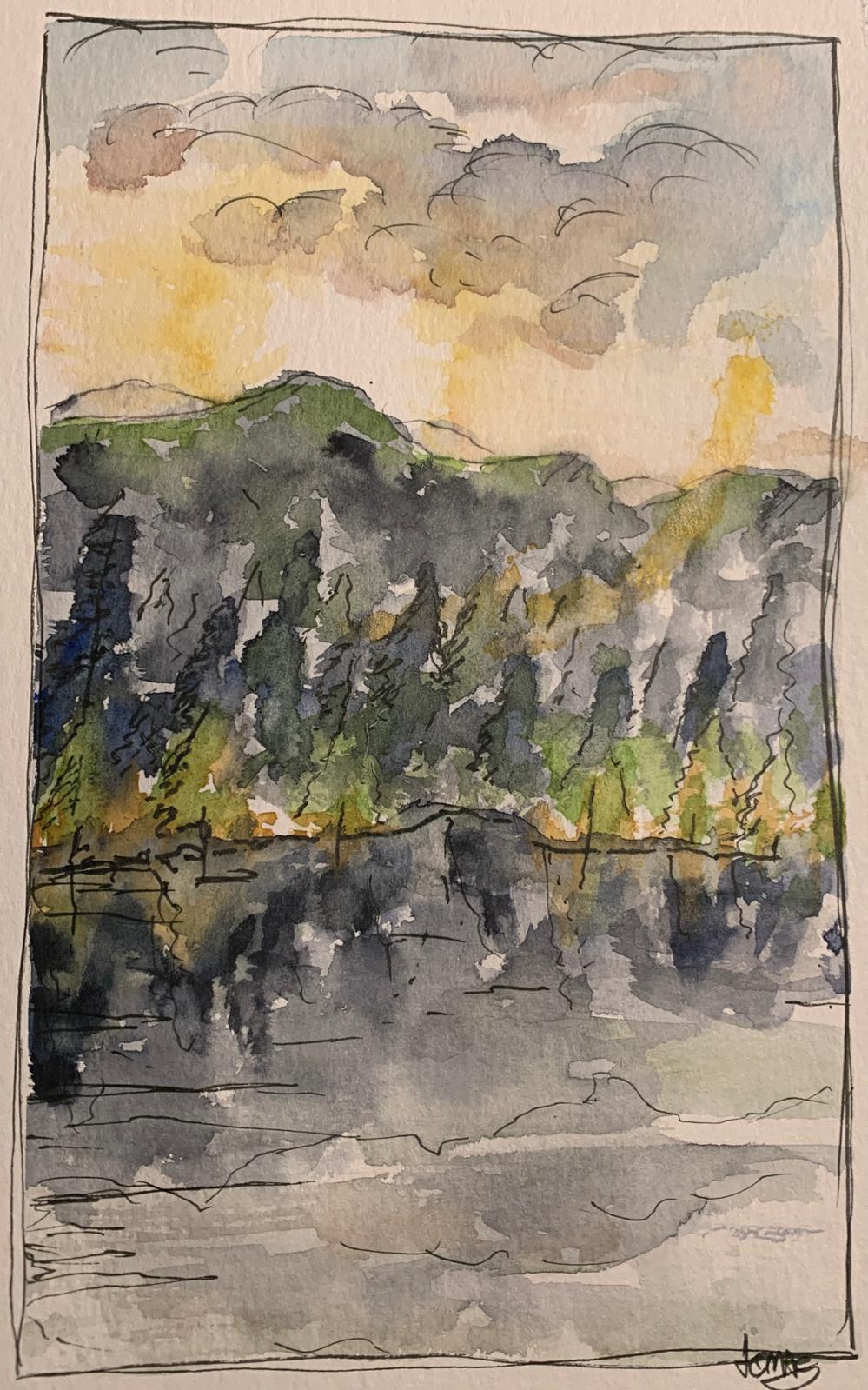 Painting of a landscape