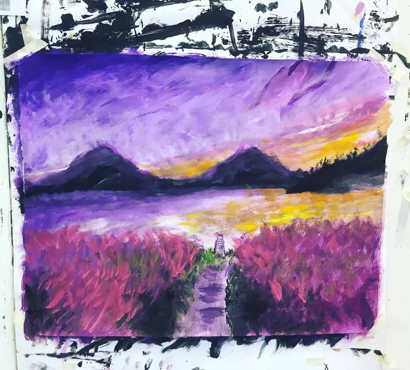 Painting of a landscape